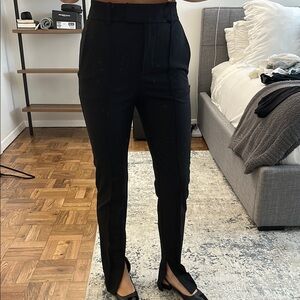 Mango black trousers